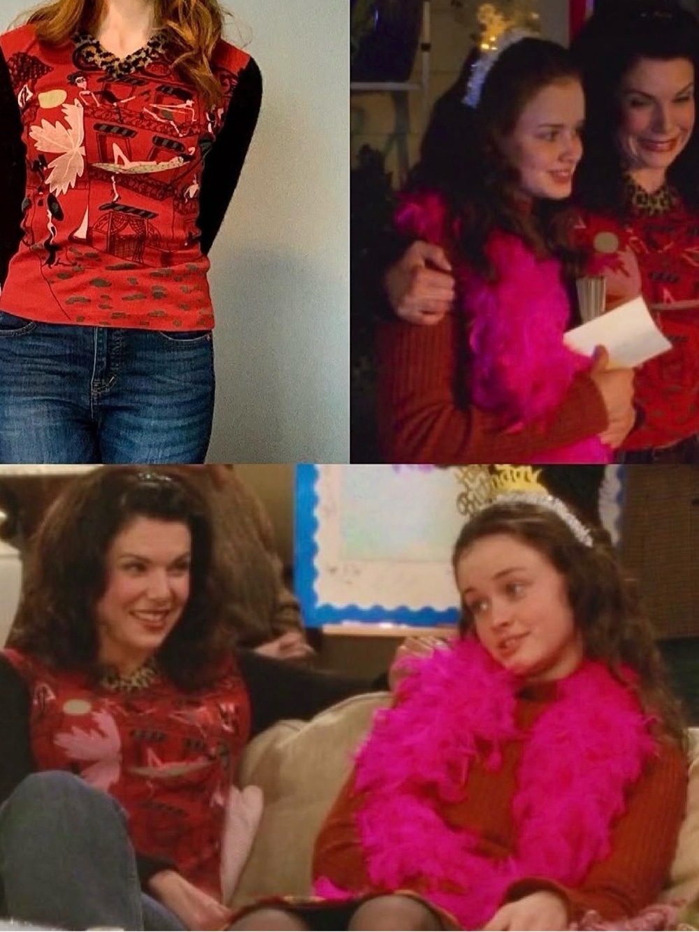 Vintage ASO Lorelai Gilmore Girls Custo Barcelona Top